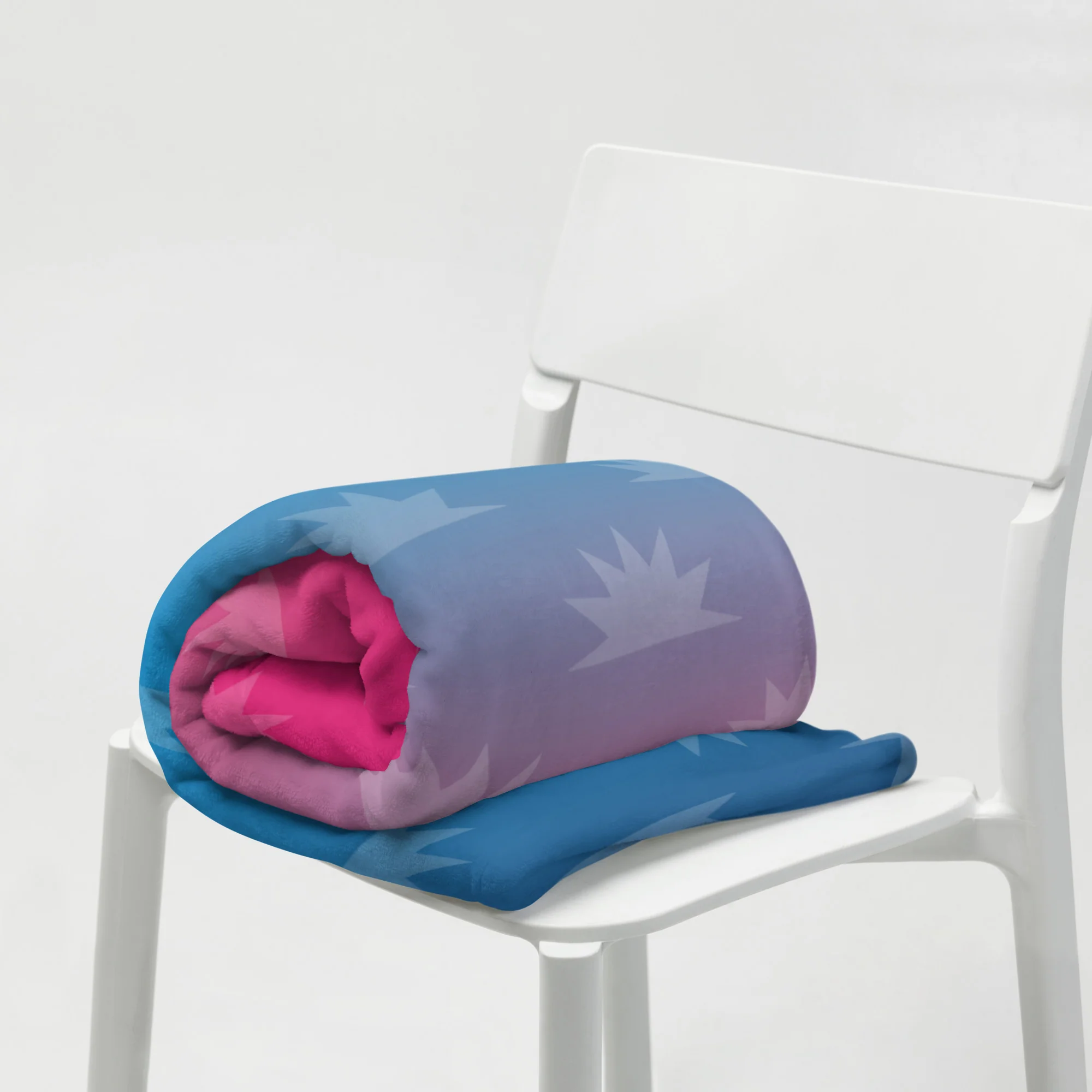 Morning Mash Up: Pink Ombre Throw Blanket - Image 4