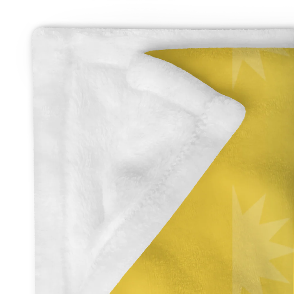 Morning Mash Up: Yellow Ombre Throw Blanket - Image 2