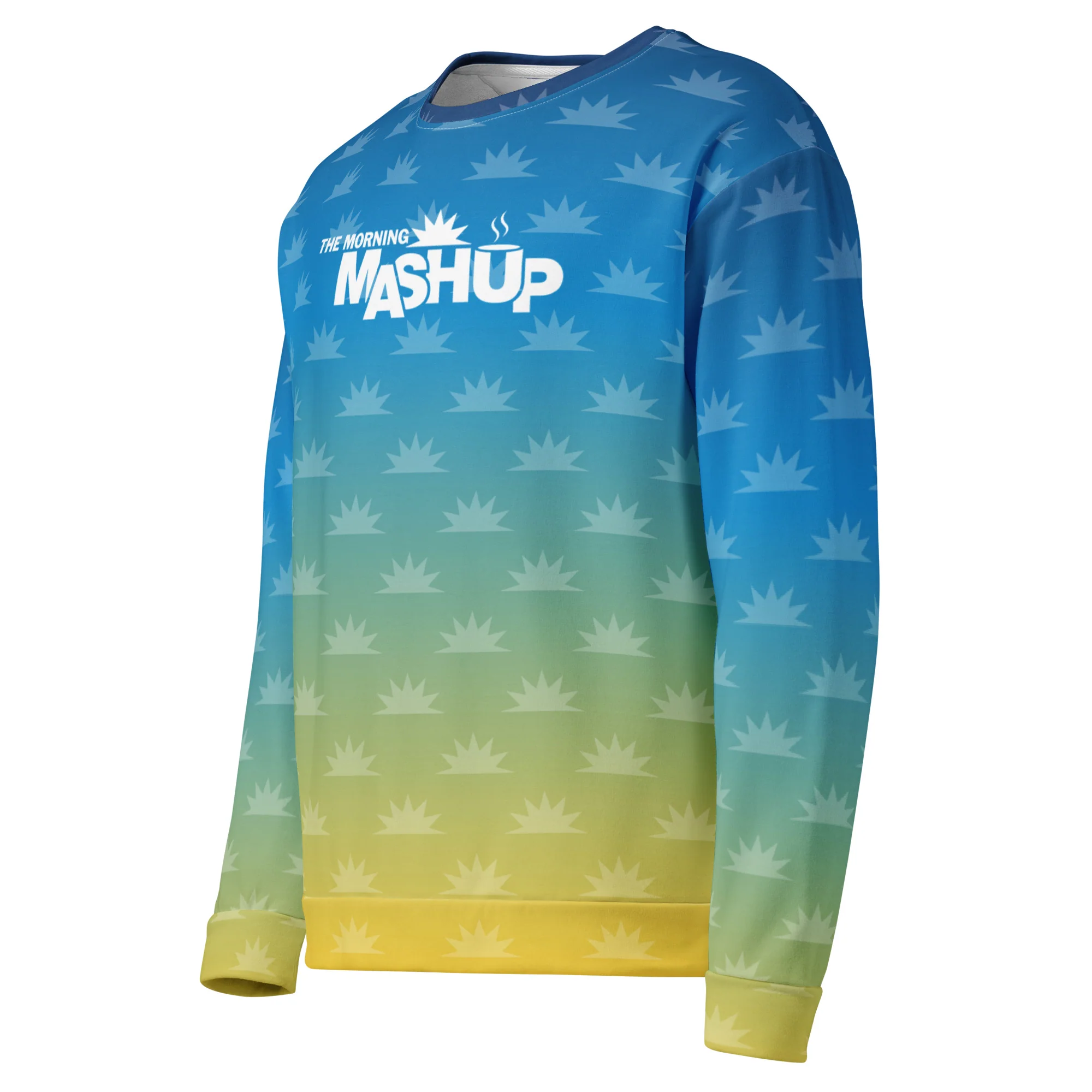 Morning Mash Up: Yellow Ombre Sweatshirt - Image 3