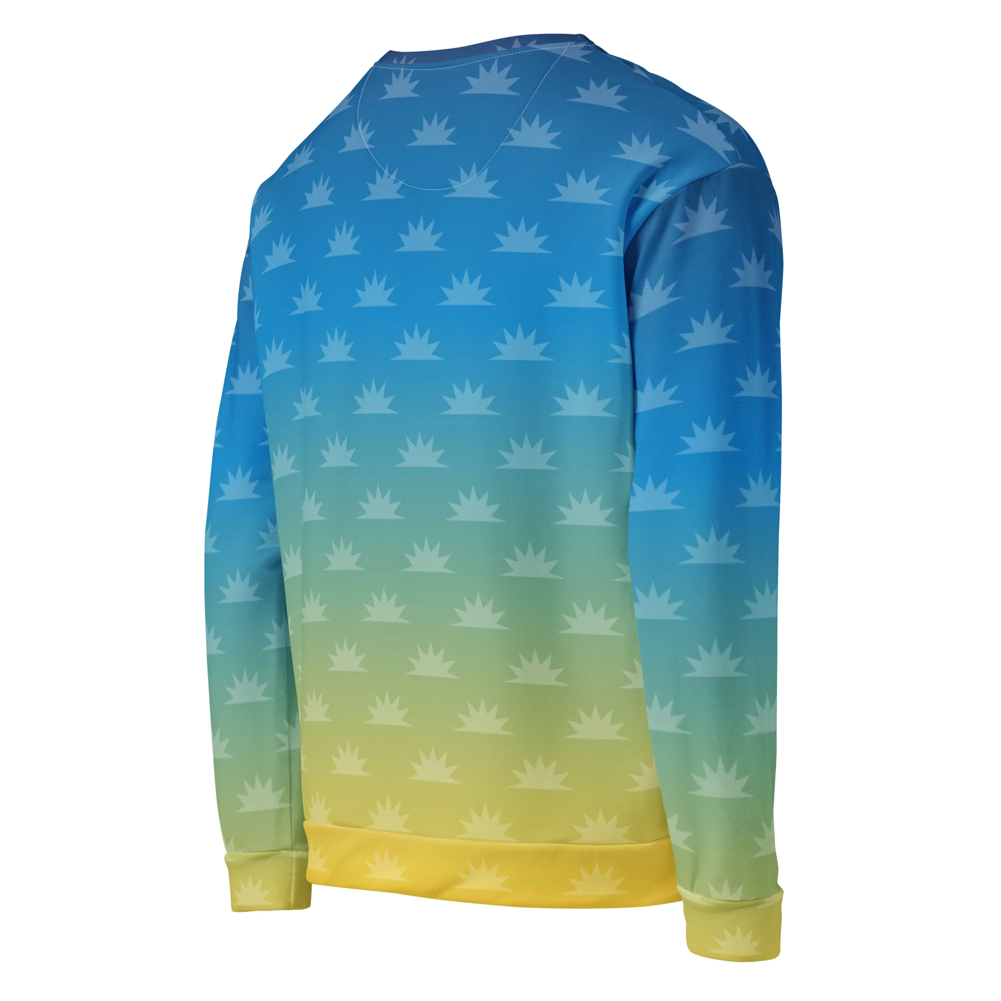 Morning Mash Up: Yellow Ombre Sweatshirt - Image 4