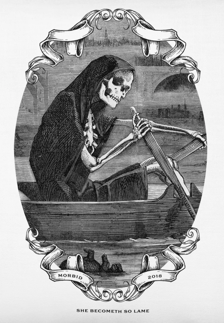 Morbid: Becometh Pillow - White - Image 2