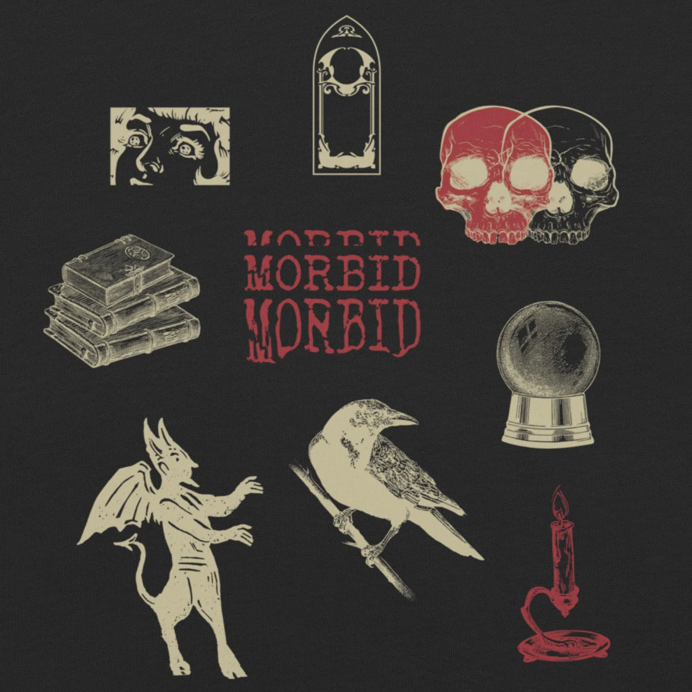 Morbid: Thrice Scarlet T-shirt - Image 2
