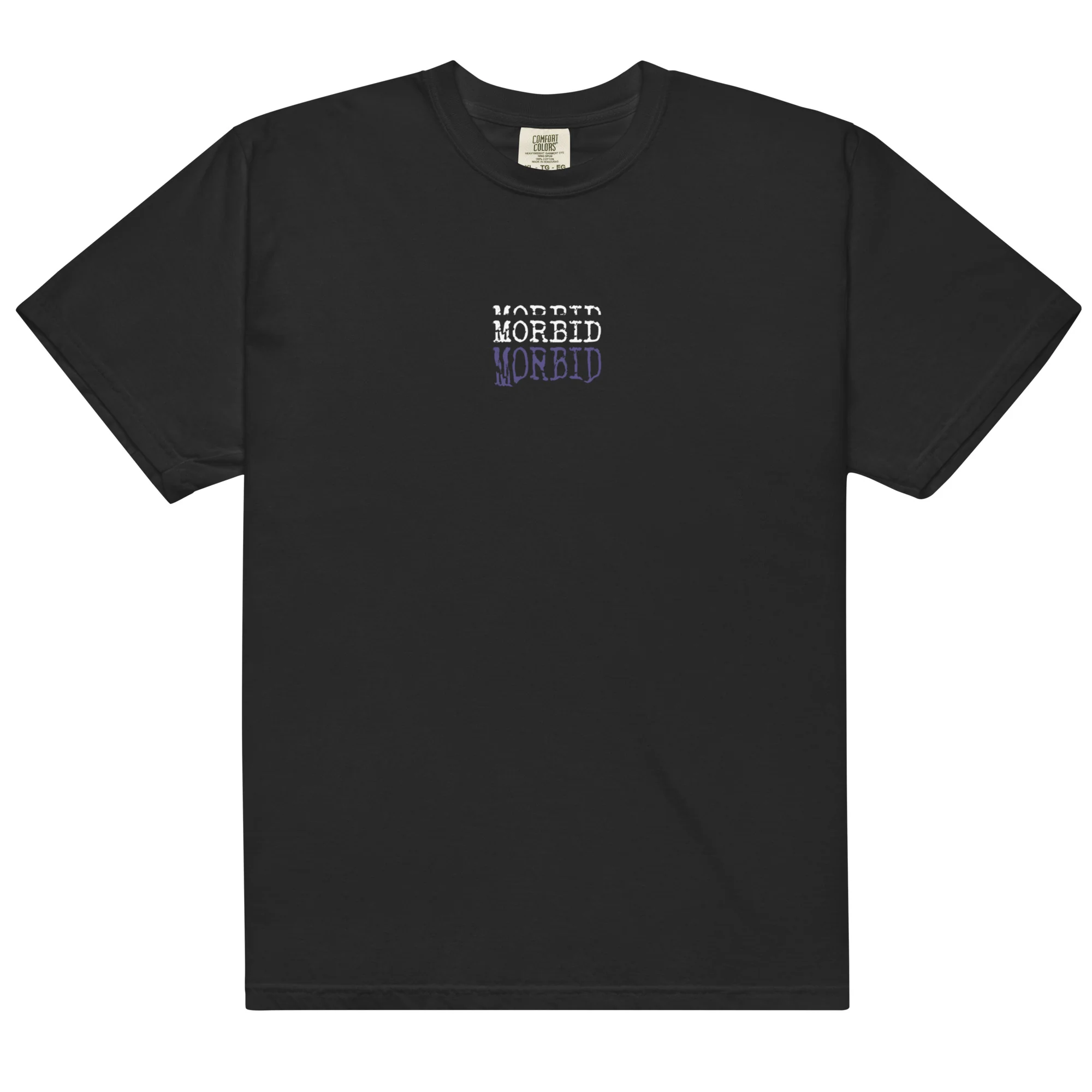 Morbid: Thrice Aubergine T-shirt - Image 4