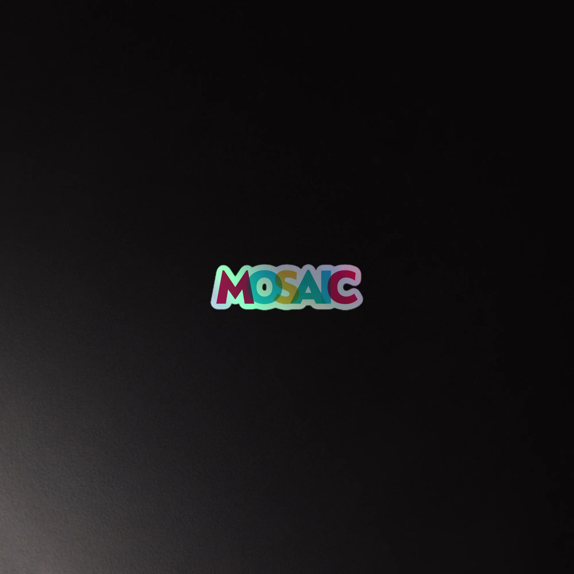 Mosaic: Holographic Sticker - Image 4