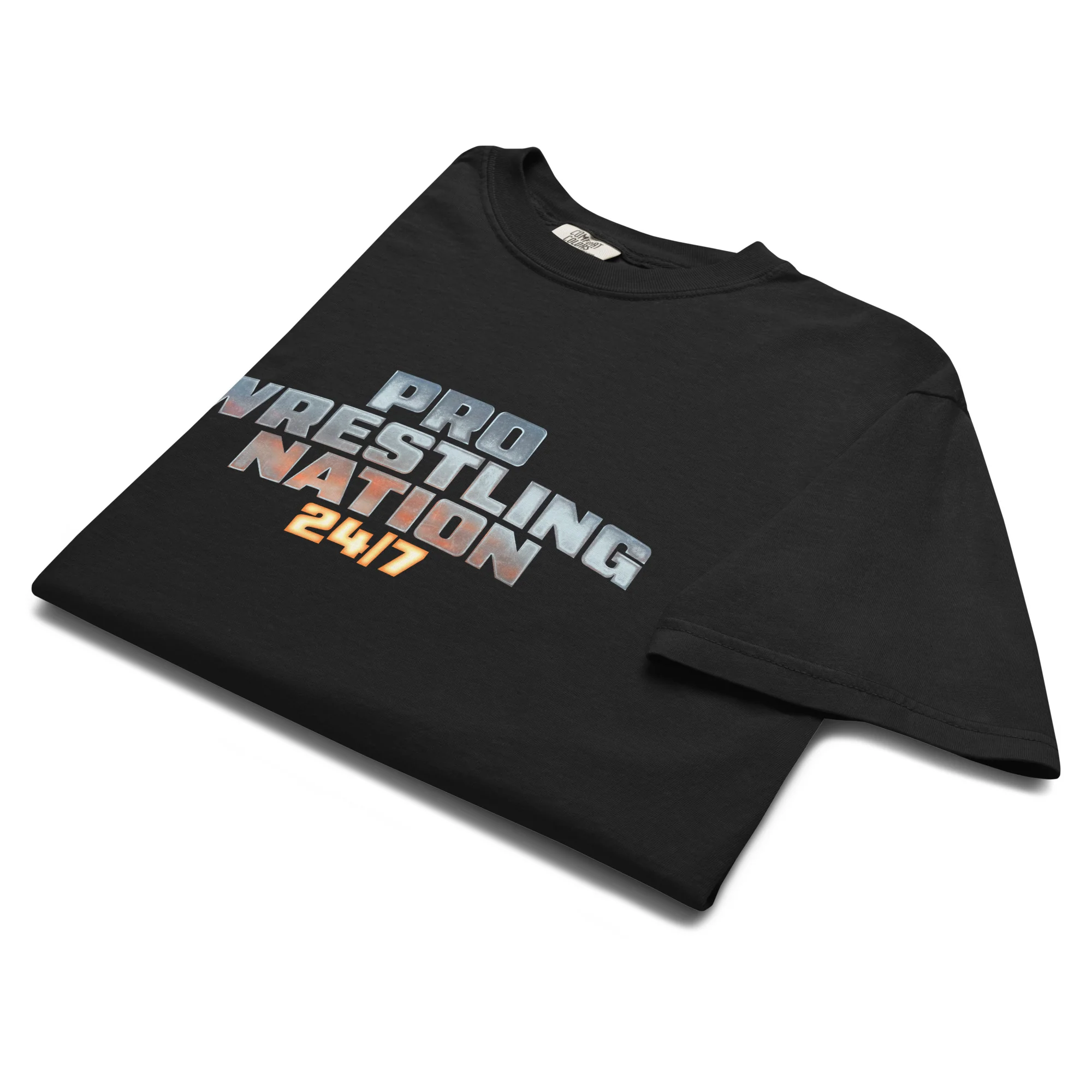 Pro Wrestling Nation: Black Heavyweight T-shirt - Image 5