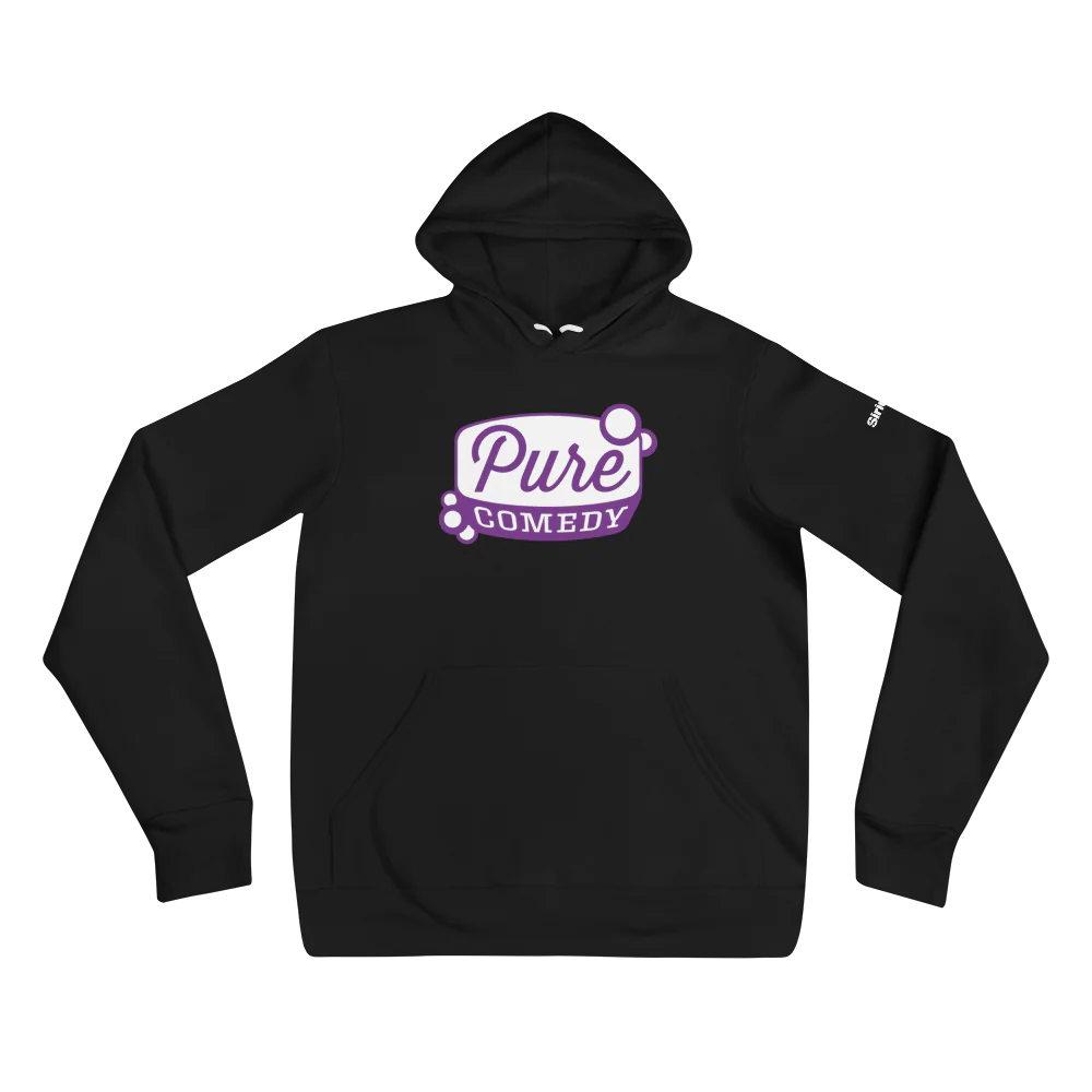 Pure Comedy: Hoodie (Black) - Image 2