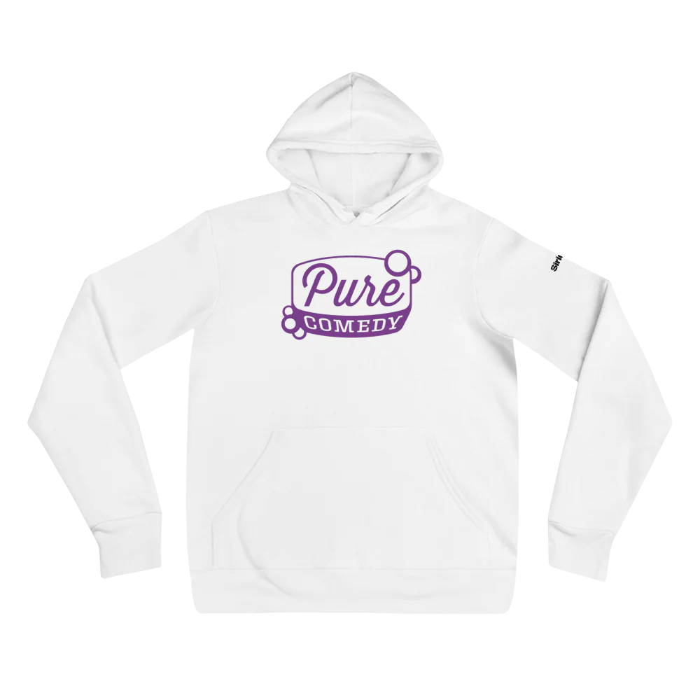 Pure Comedy: Hoodie (White) - Image 2