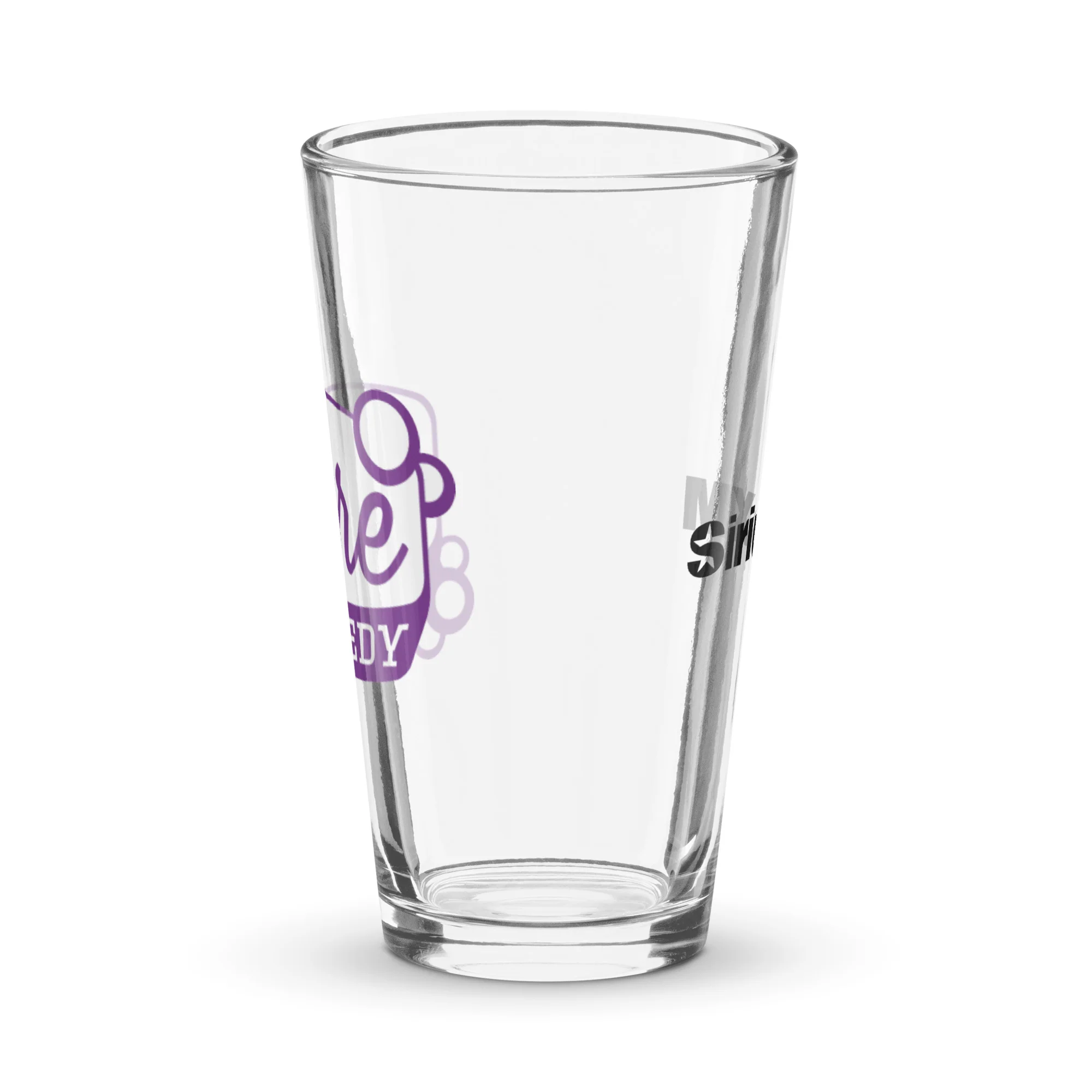 Pure Comedy: Pint Glass - Image 3