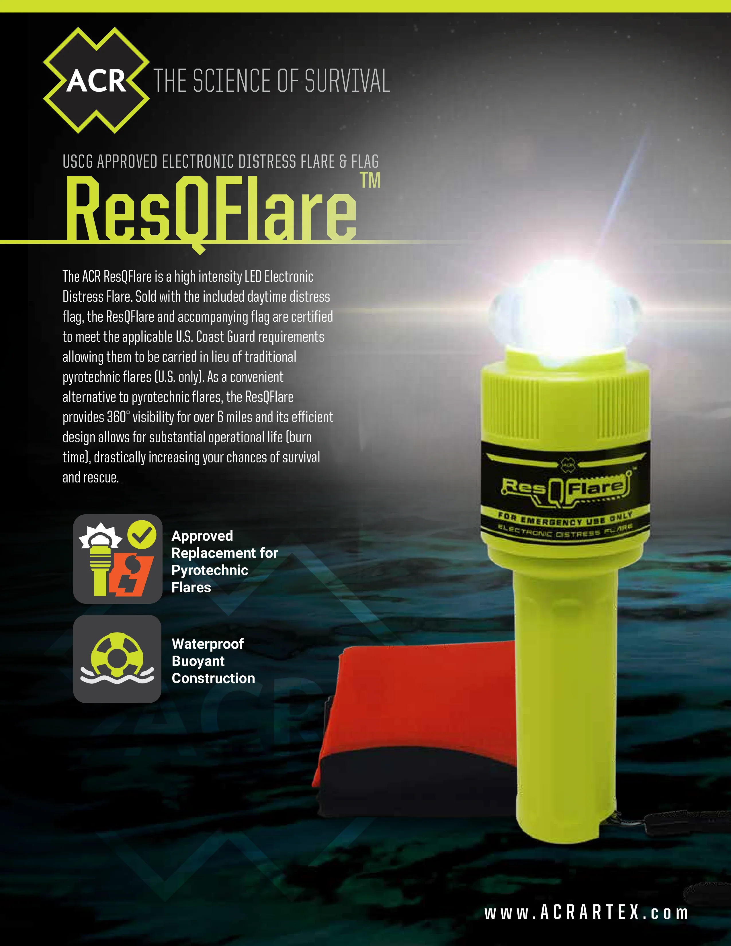 ResQFlare – Electronic LED Emergency Boat Flare - Image 4