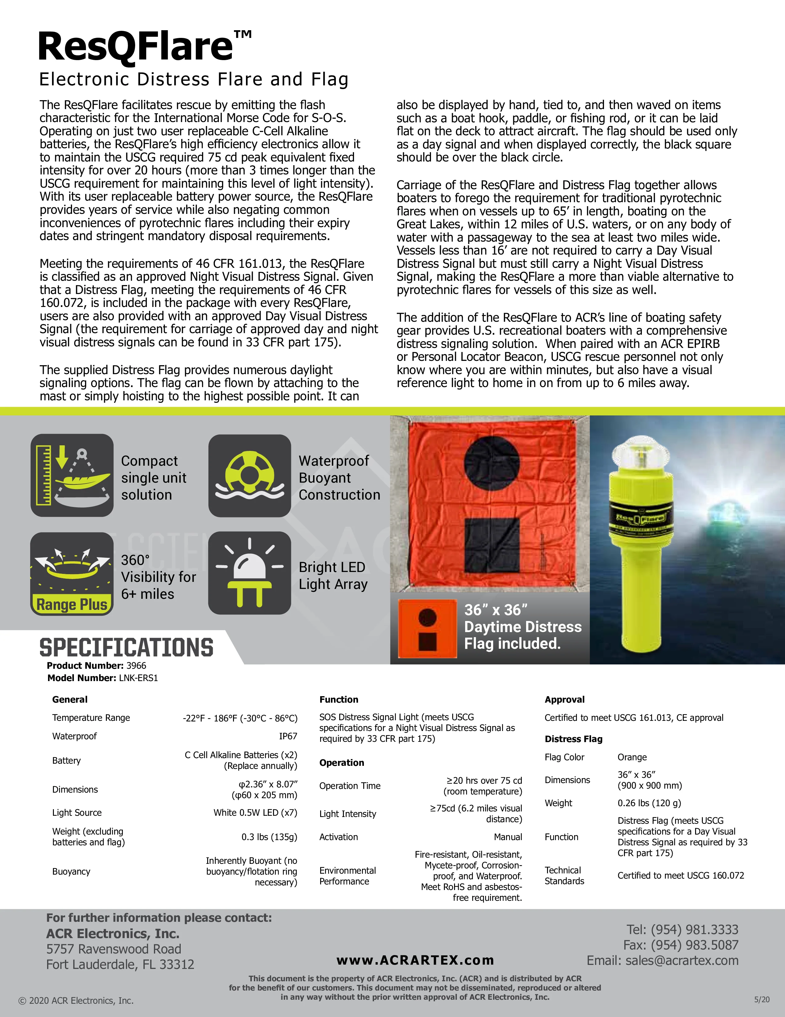 ResQFlare – Electronic LED Emergency Boat Flare - Image 5