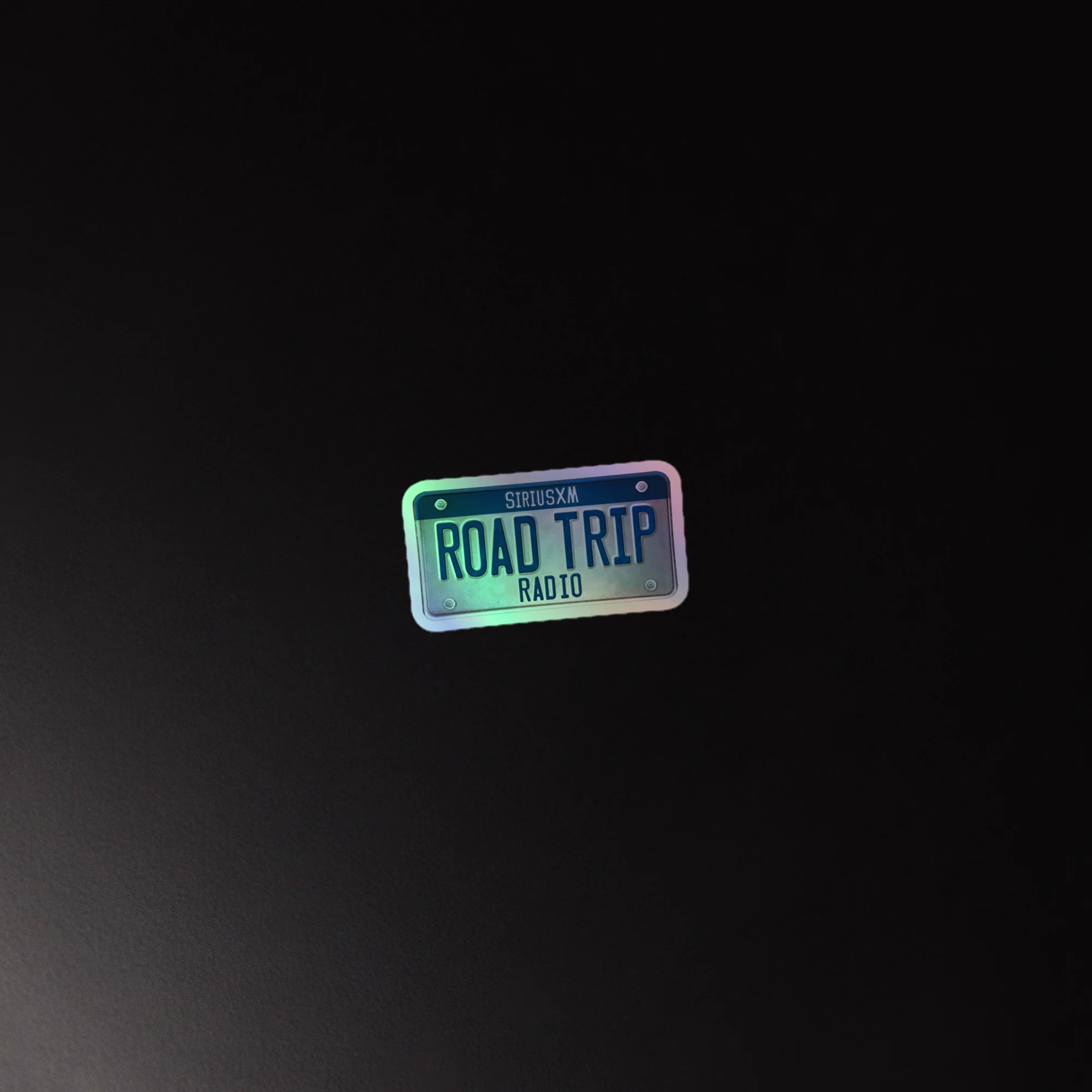 Road Trip Radio: Holographic Sticker - Image 4