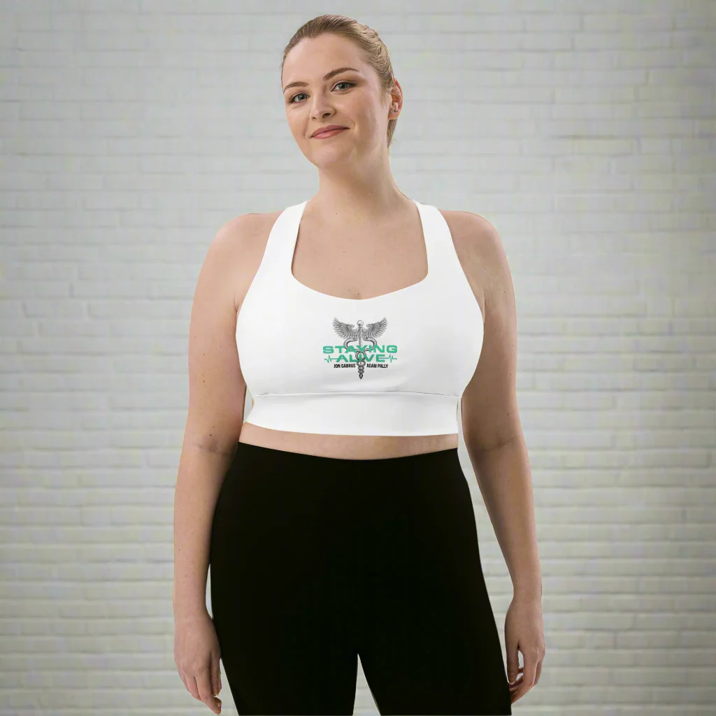Staying Alive: Longline Sports Bra - Image 4