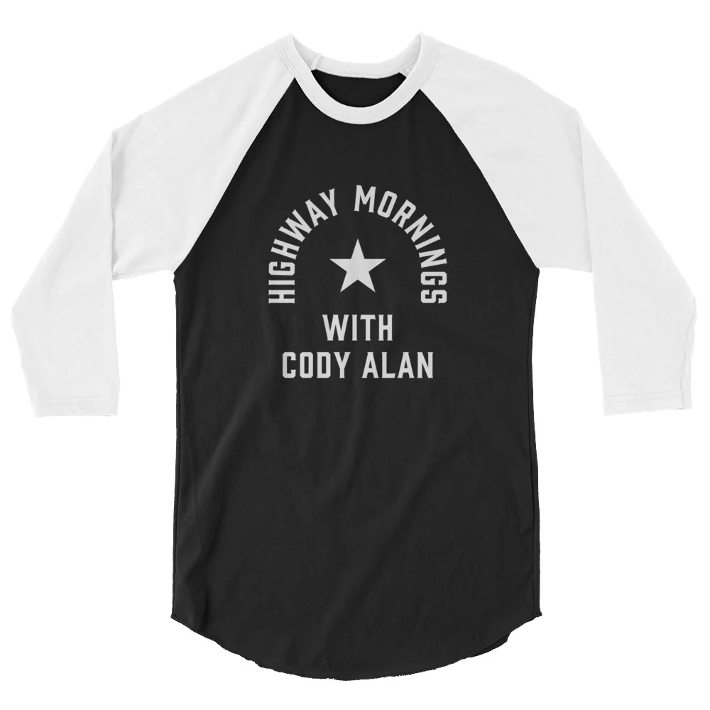 Highway Mornings with Cody Alan: Bright Star Raglan Baseball Tee - Image 4