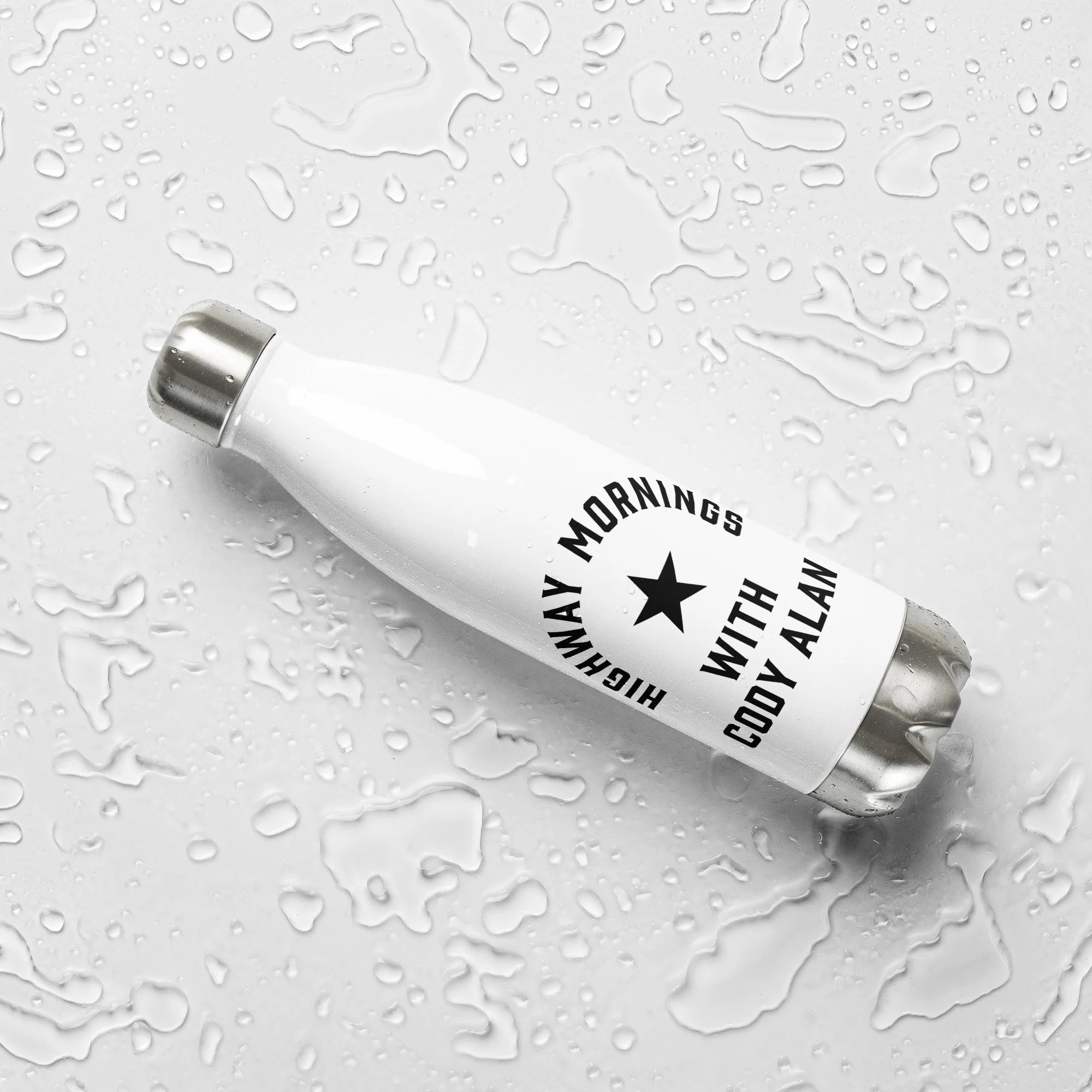 Highway Mornings with Cody Alan: Starry Stainless Bottle - Image 3