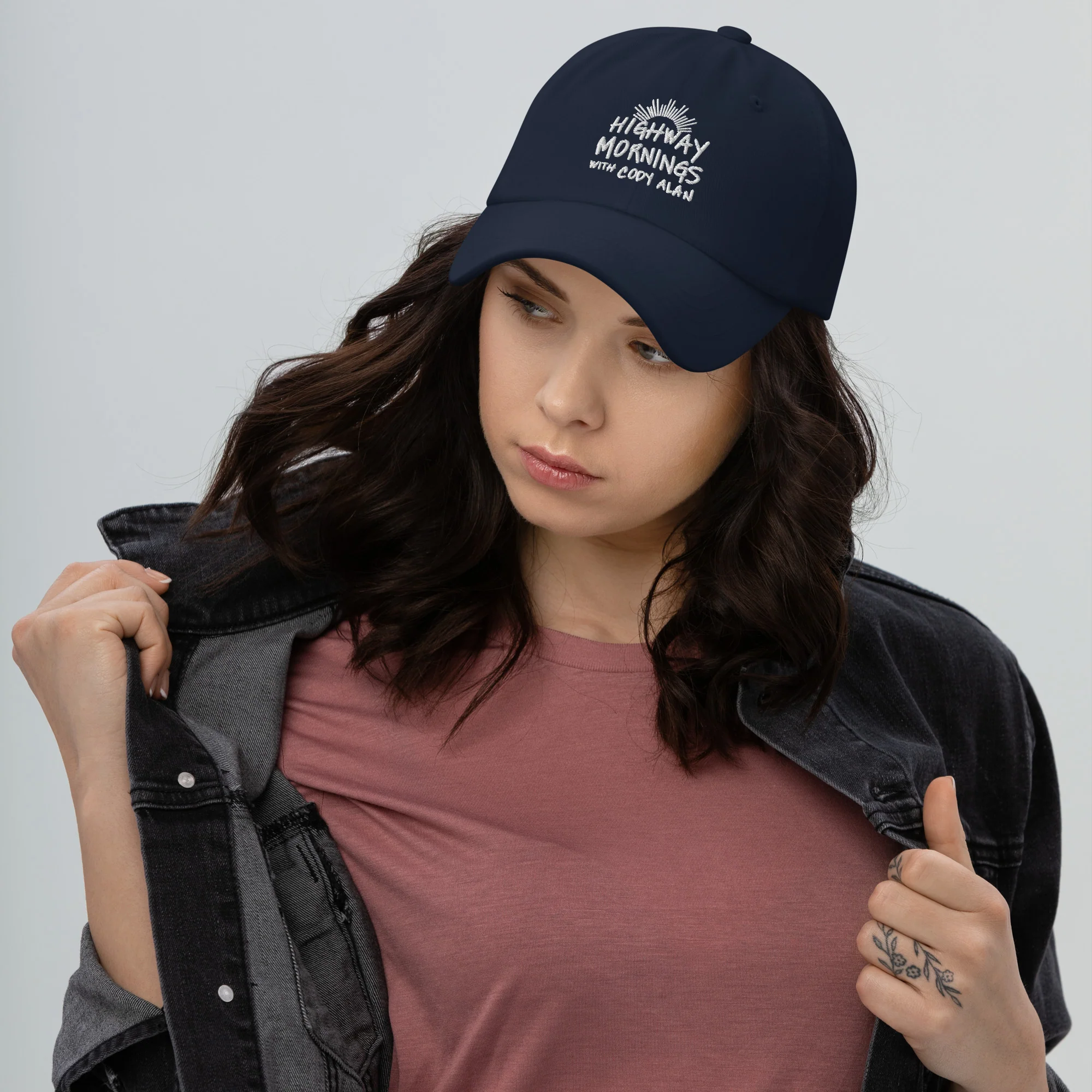 Highway Mornings with Cody Alan: Navy Sunny Dad Hat - Image 4