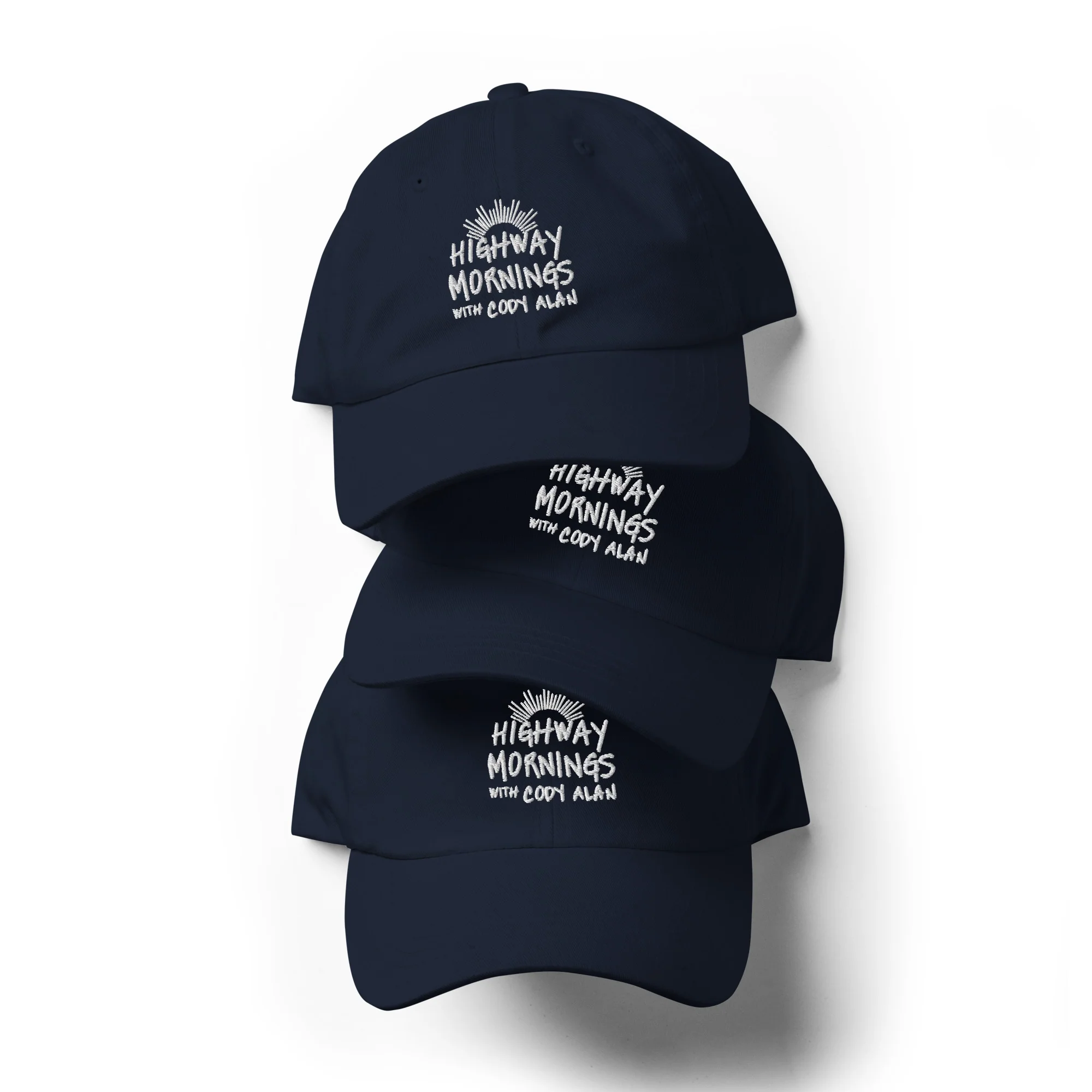 Highway Mornings with Cody Alan: Navy Sunny Dad Hat - Image 5