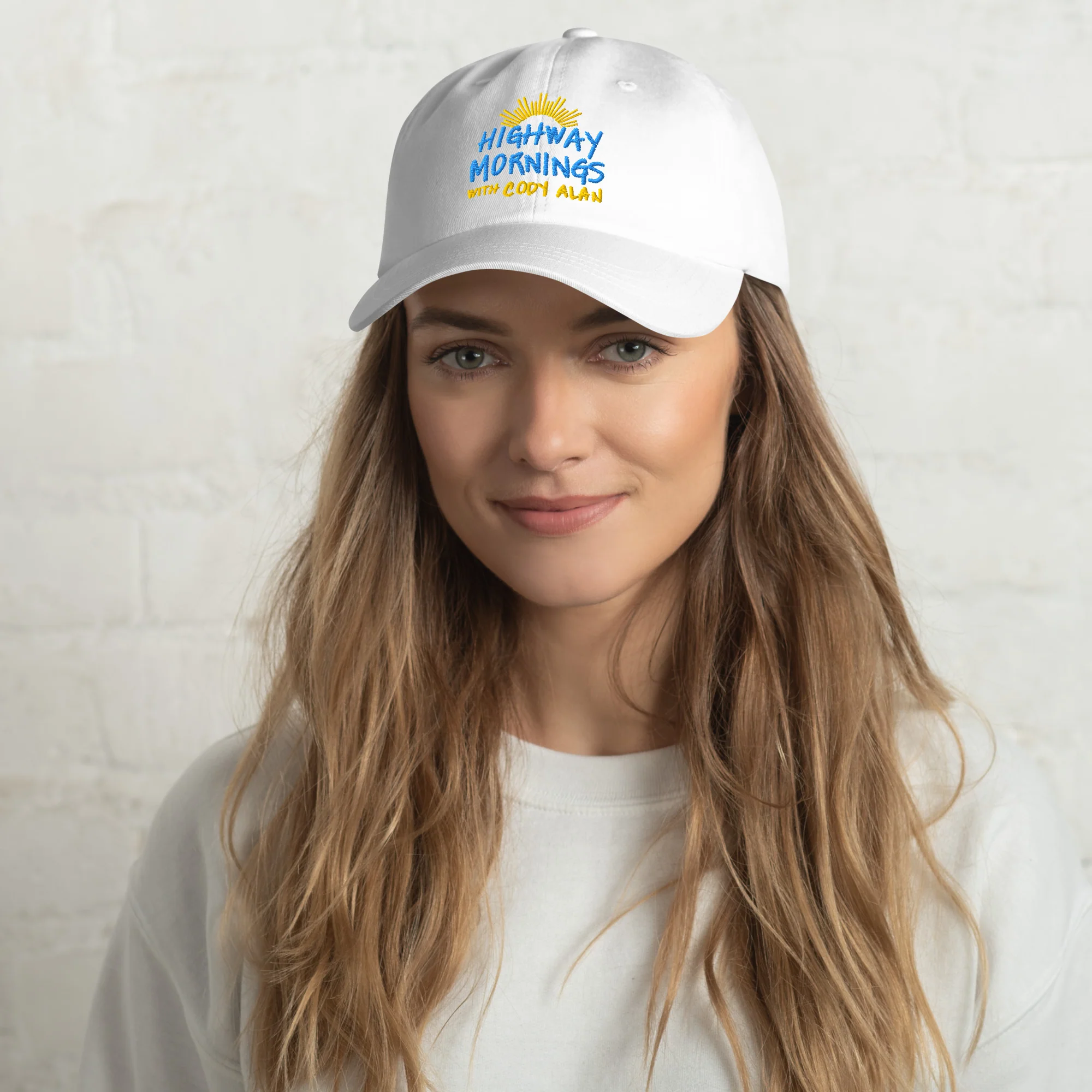 Highway Mornings with Cody Alan: White Sunny Dad Hat - Image 2