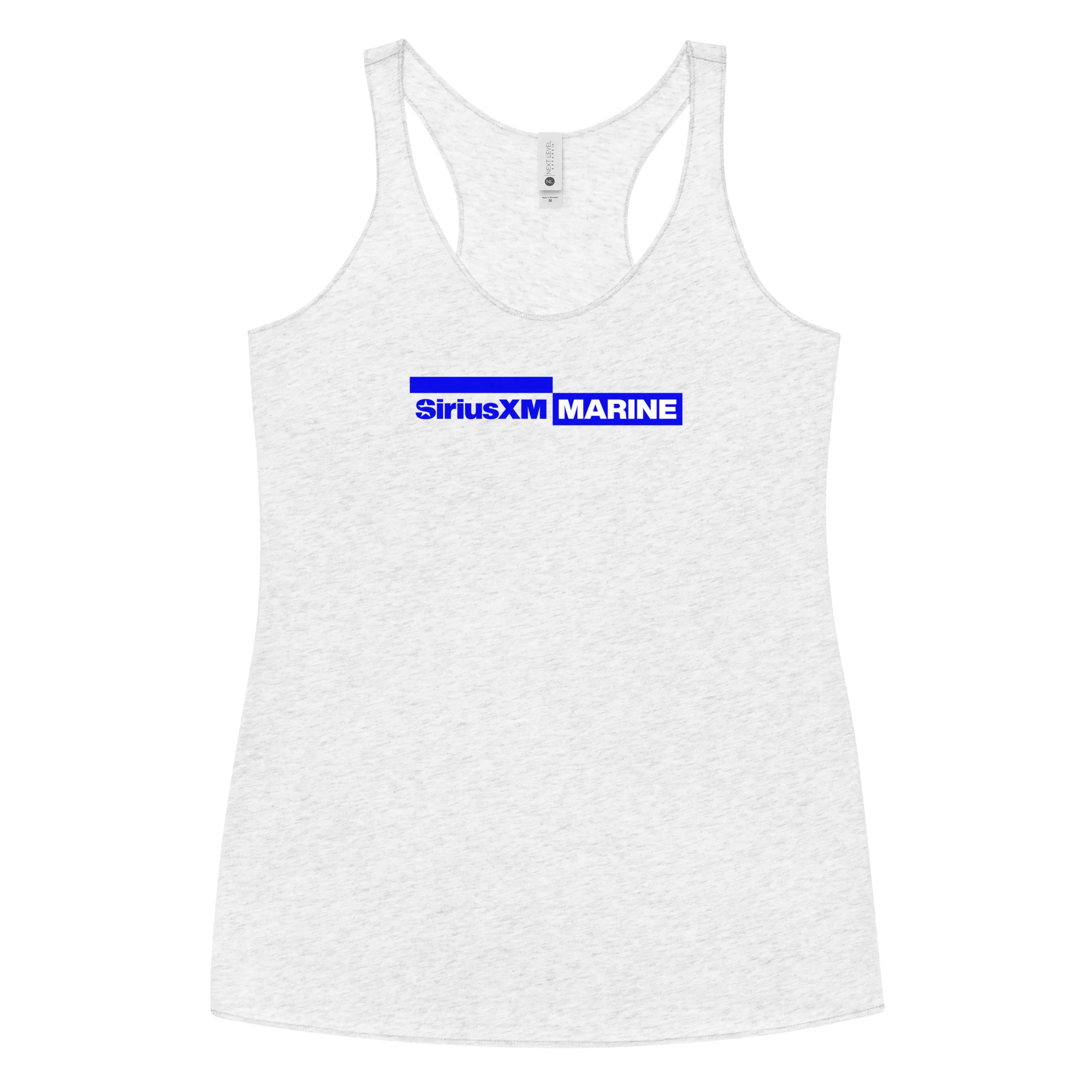 SiriusXM Marine: Women's Blue Logo Racerback Tank - Image 2