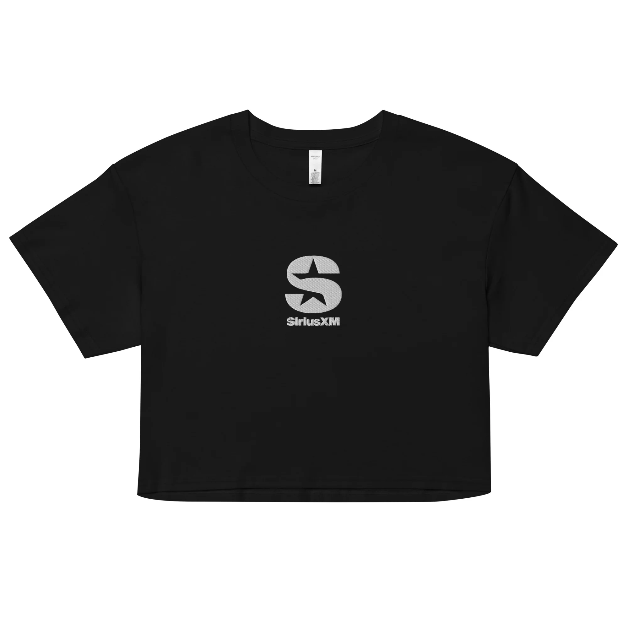 SiriusXM: Embroidered Crop T-shirt - Image 3