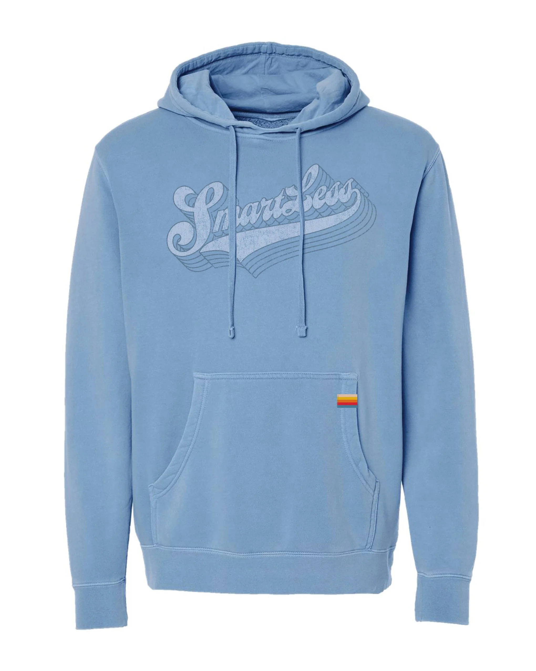 SmartLess: Blue Tonal Hoodie - Image 4