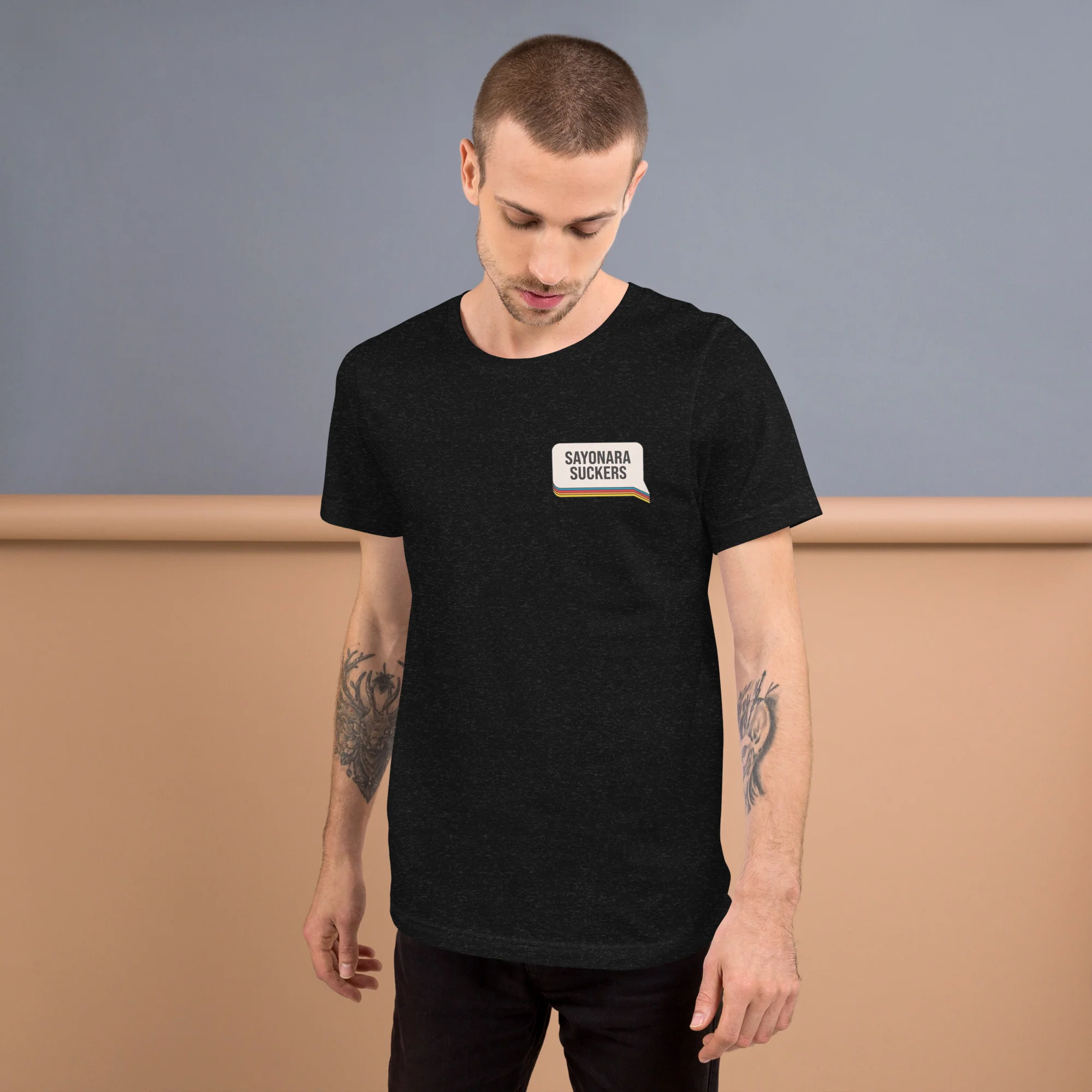 SmartLess: Sayonara Suckers T-shirt - Image 4