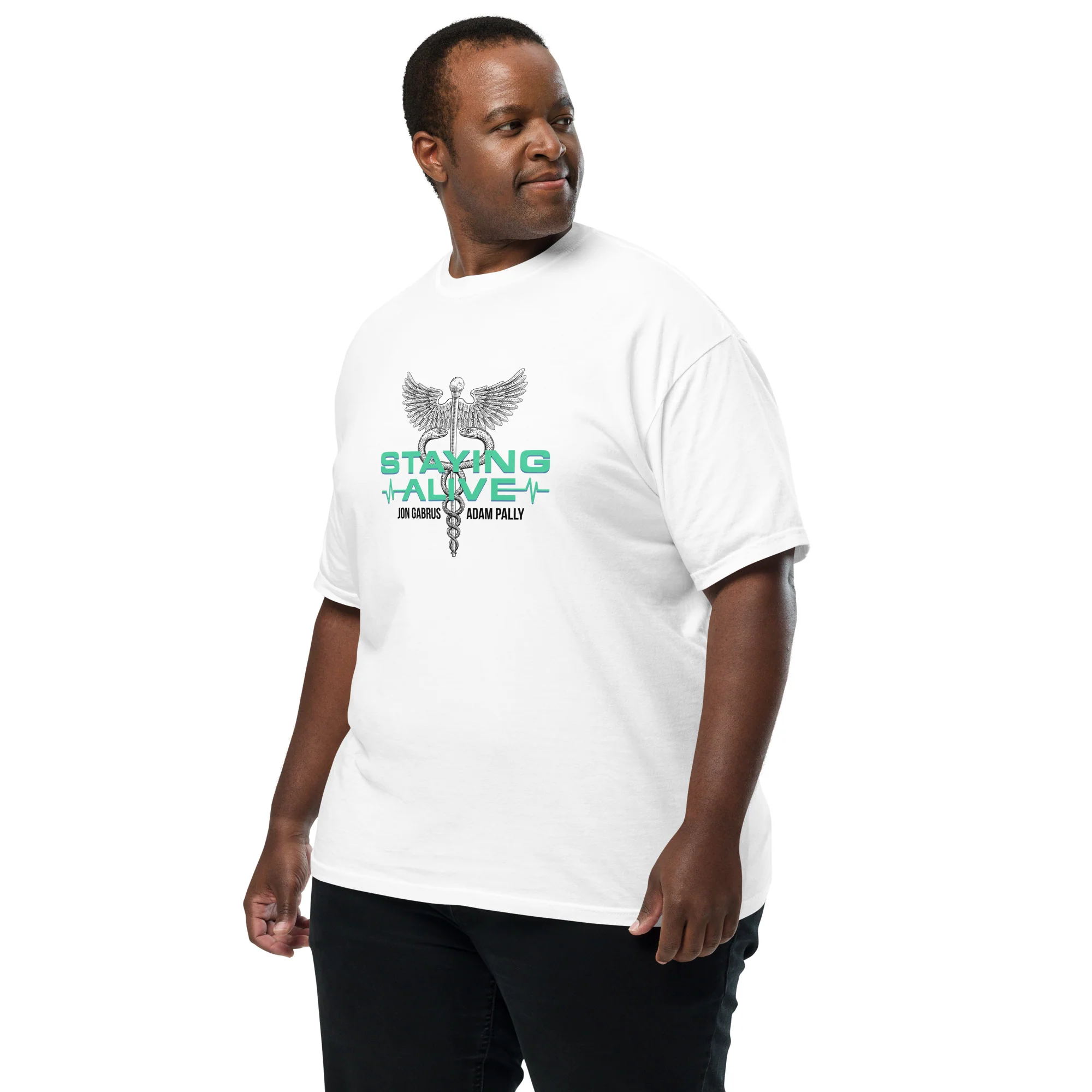 Staying Alive: Garment-Dyed Heavyweight T-shirt - Image 2