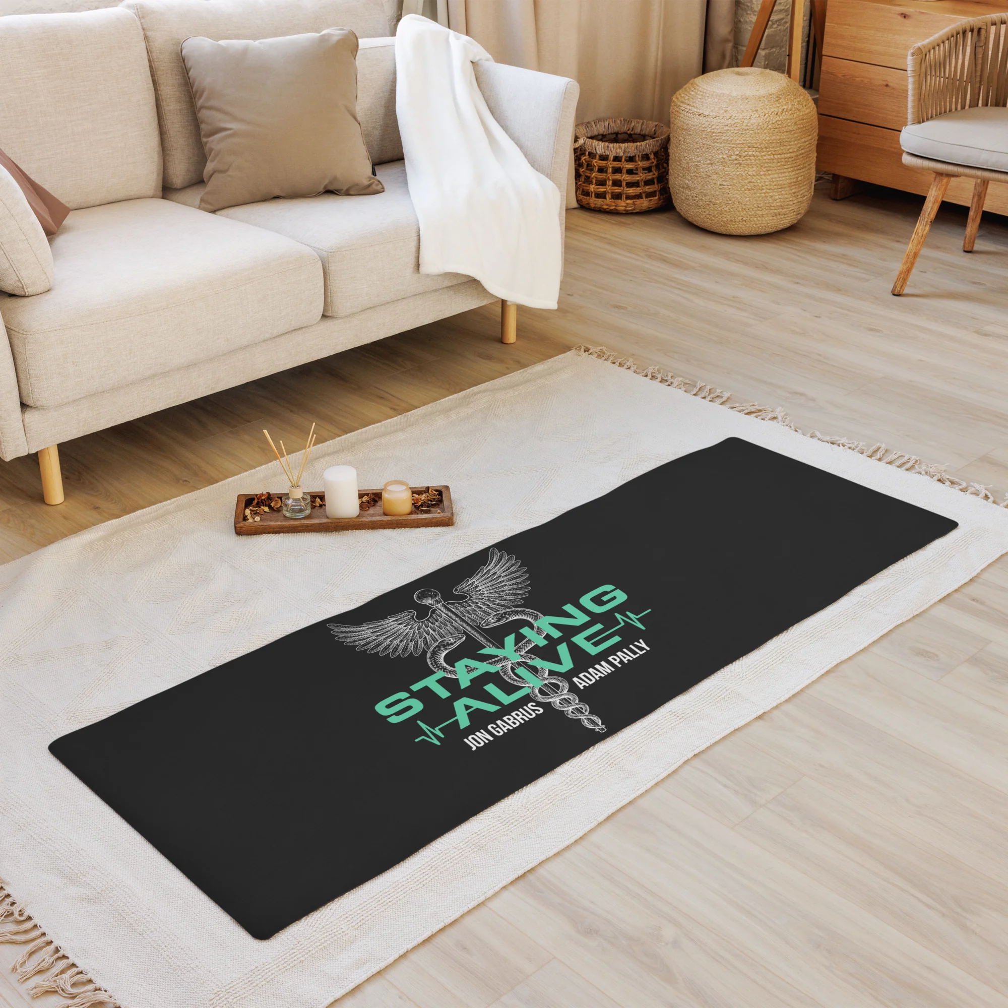 Staying Alive: Yoga Mat - Image 3