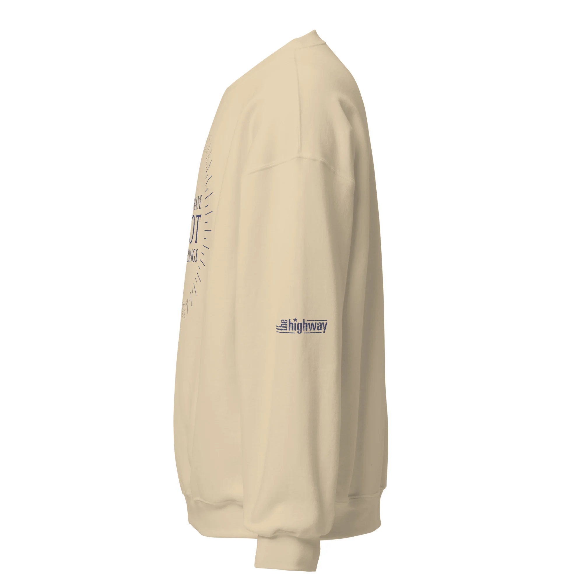 The Highway: A Lot Of Feelings Sand Solar Sweatshirt - Image 2