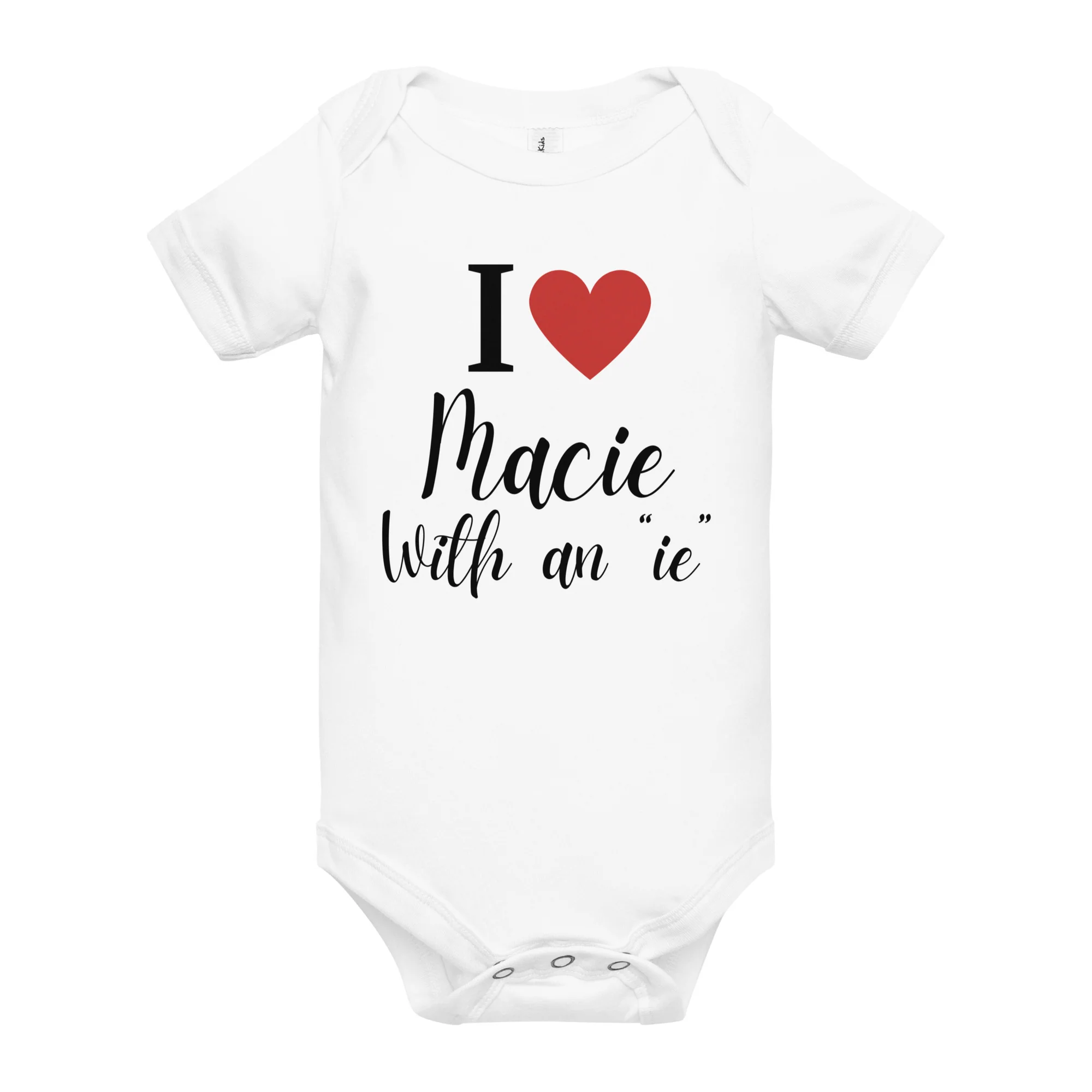 The Highway: Heart Macie White Onesie - Image 2