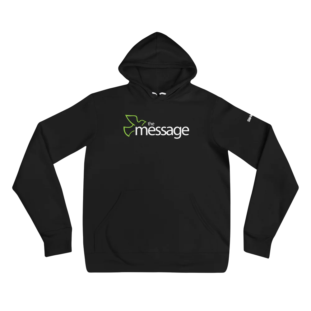 The Message: Hoodie (Black) - Image 2