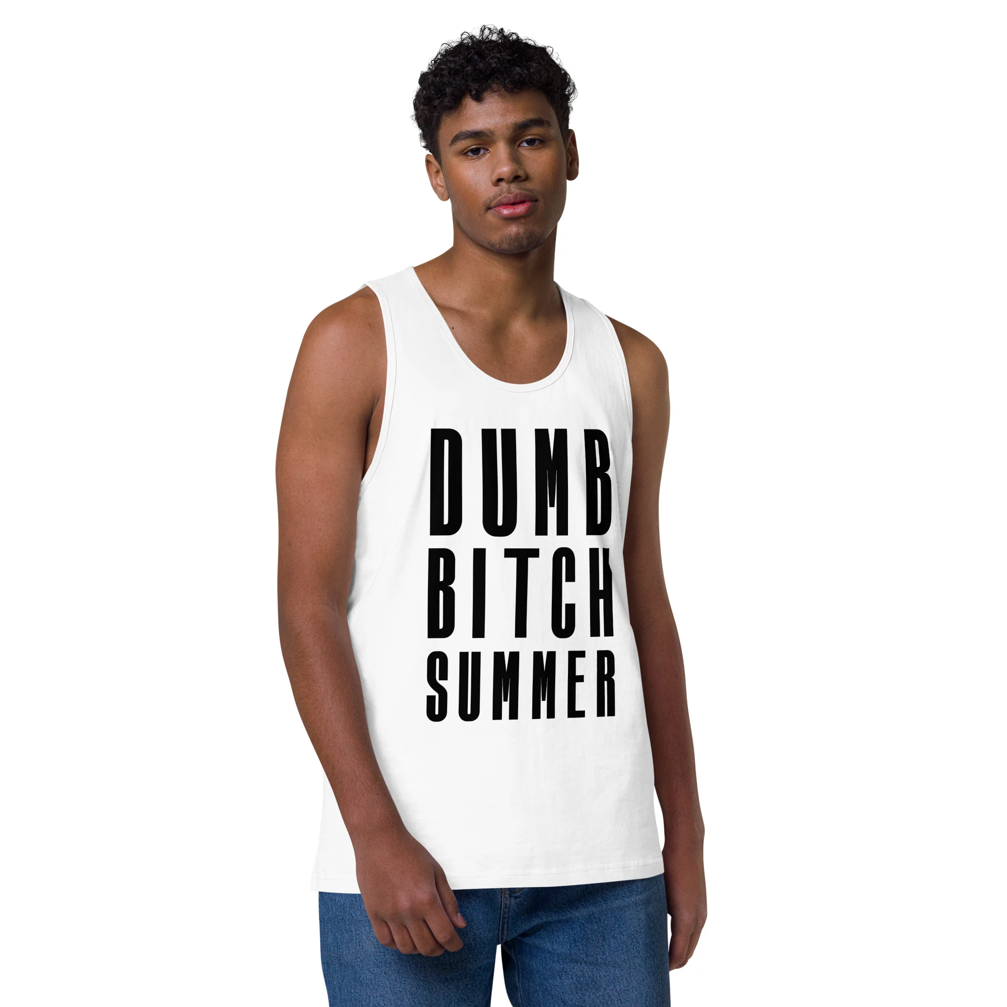 Vibe Check: Dumb B!tch Summer Tank Top - Image 3