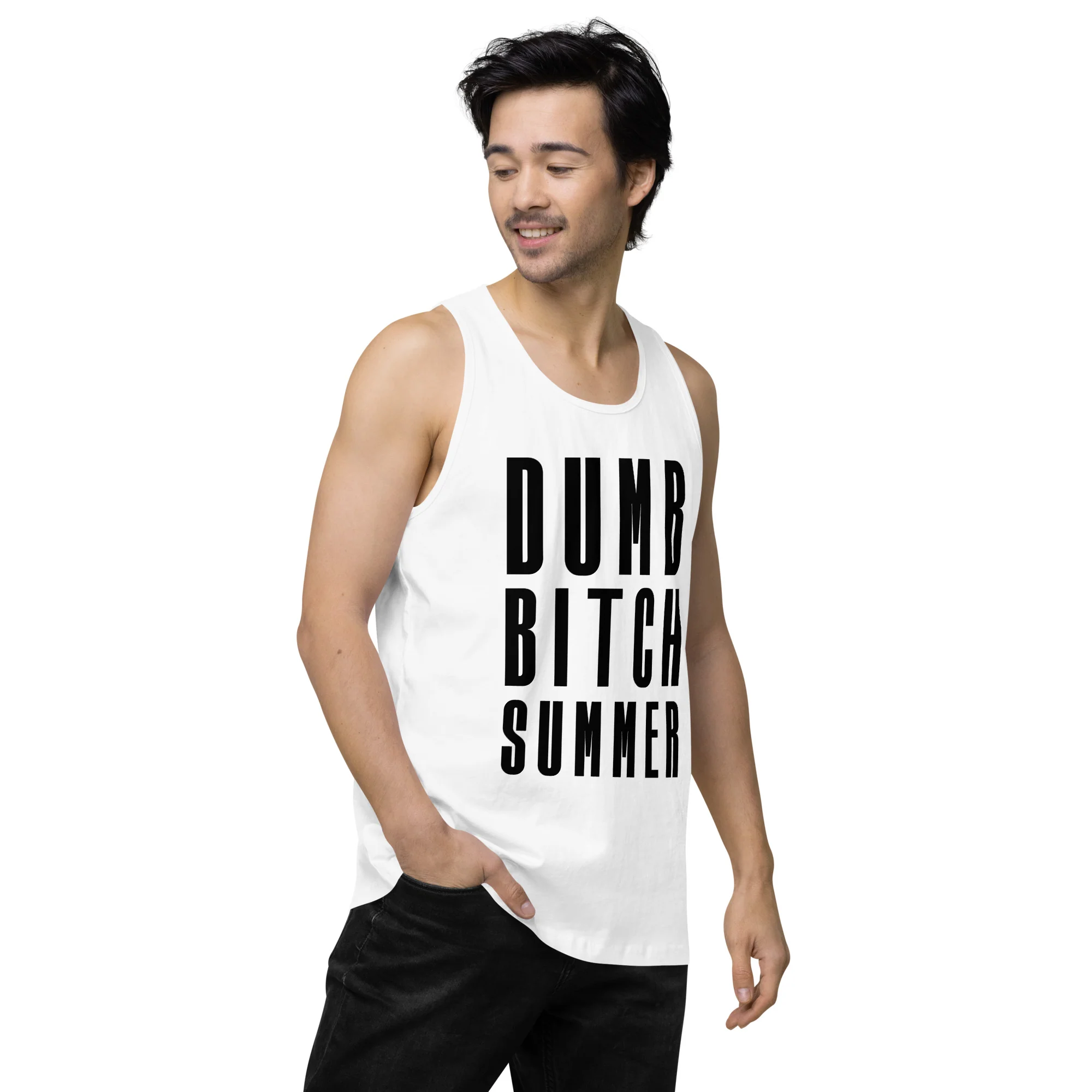 Vibe Check: Dumb B!tch Summer Tank Top - Image 5