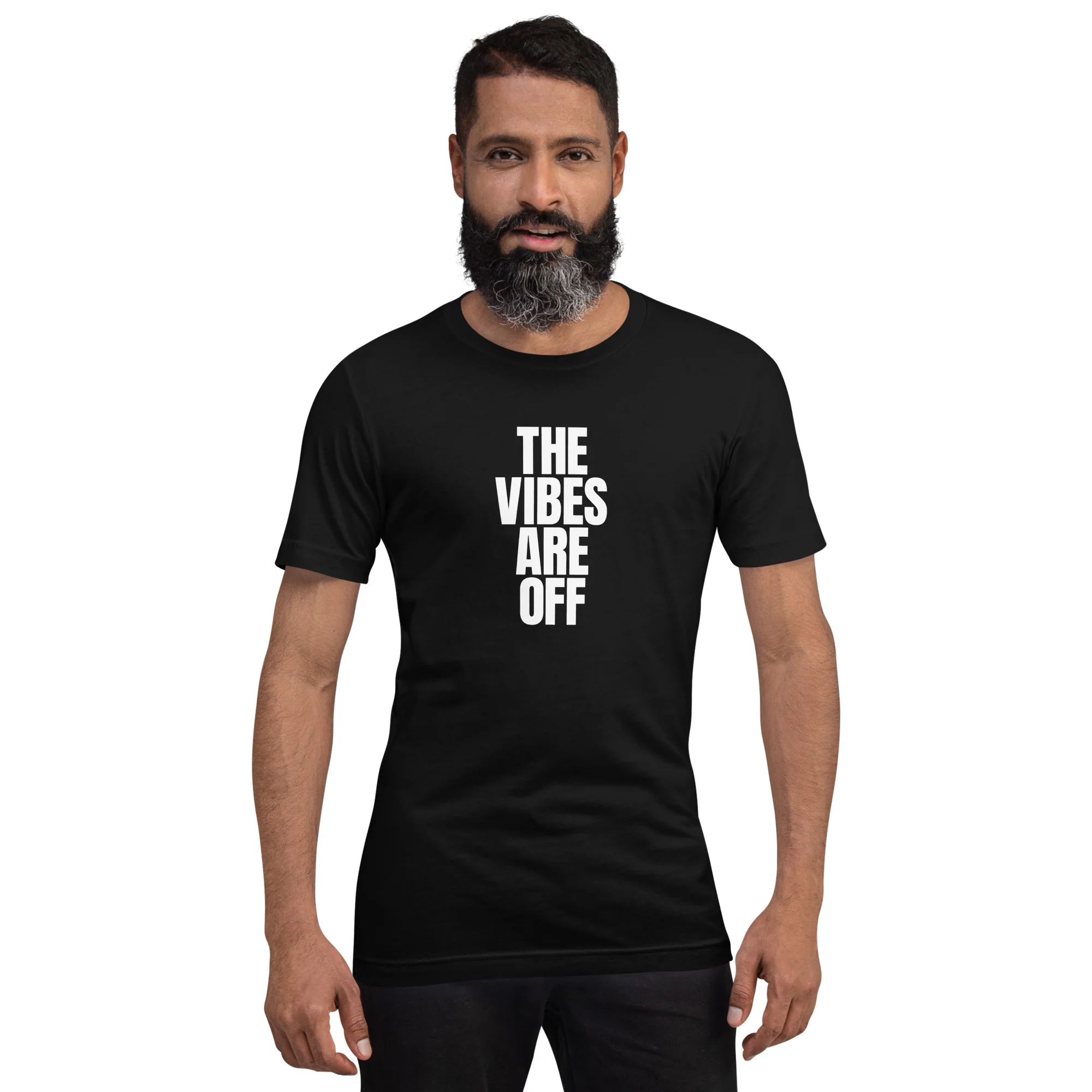 Vibe Check: The Vibes Are Off Black T-shirt - Image 3