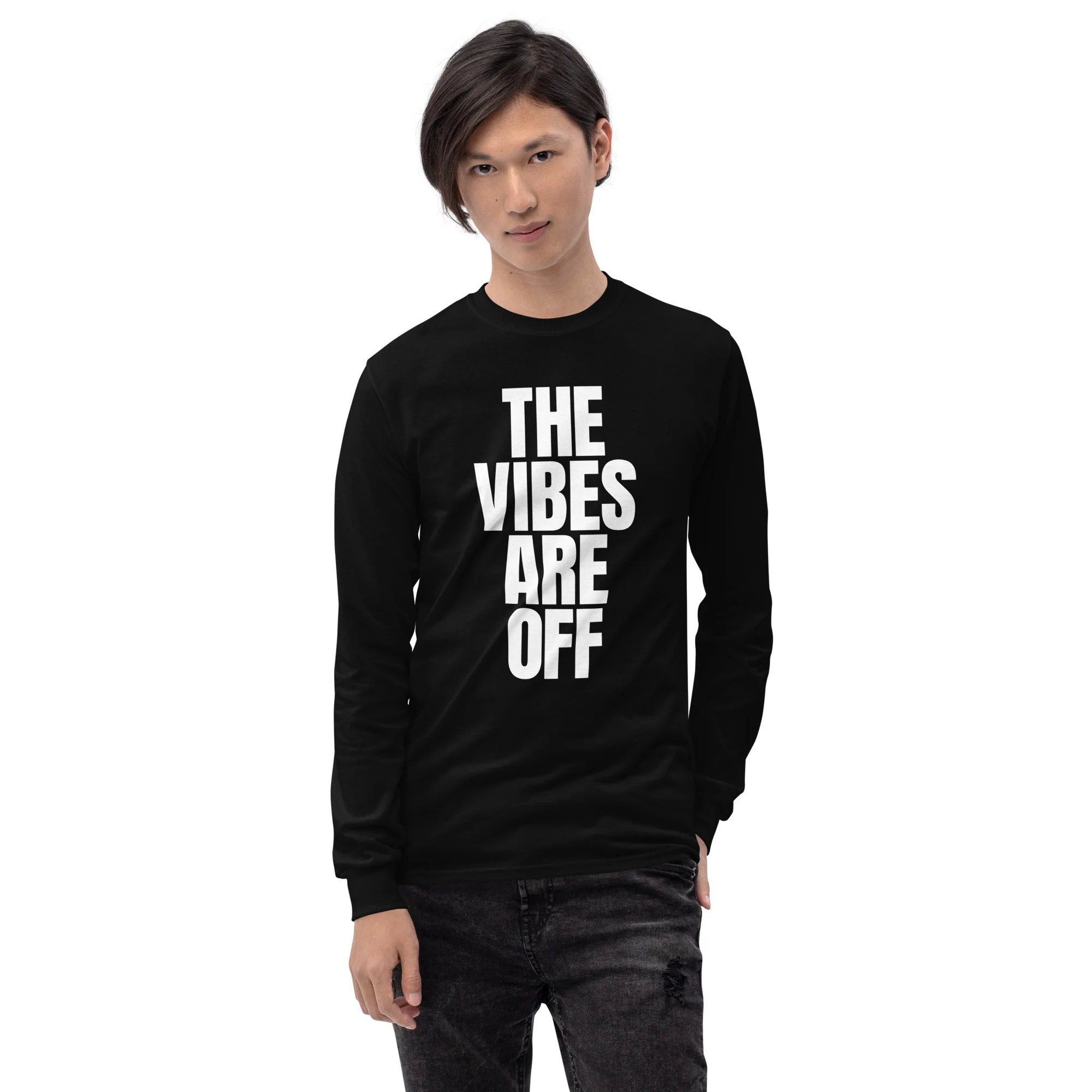 Vibe Check: The Vibes Are Off Long Sleeve T-shirt - Image 5