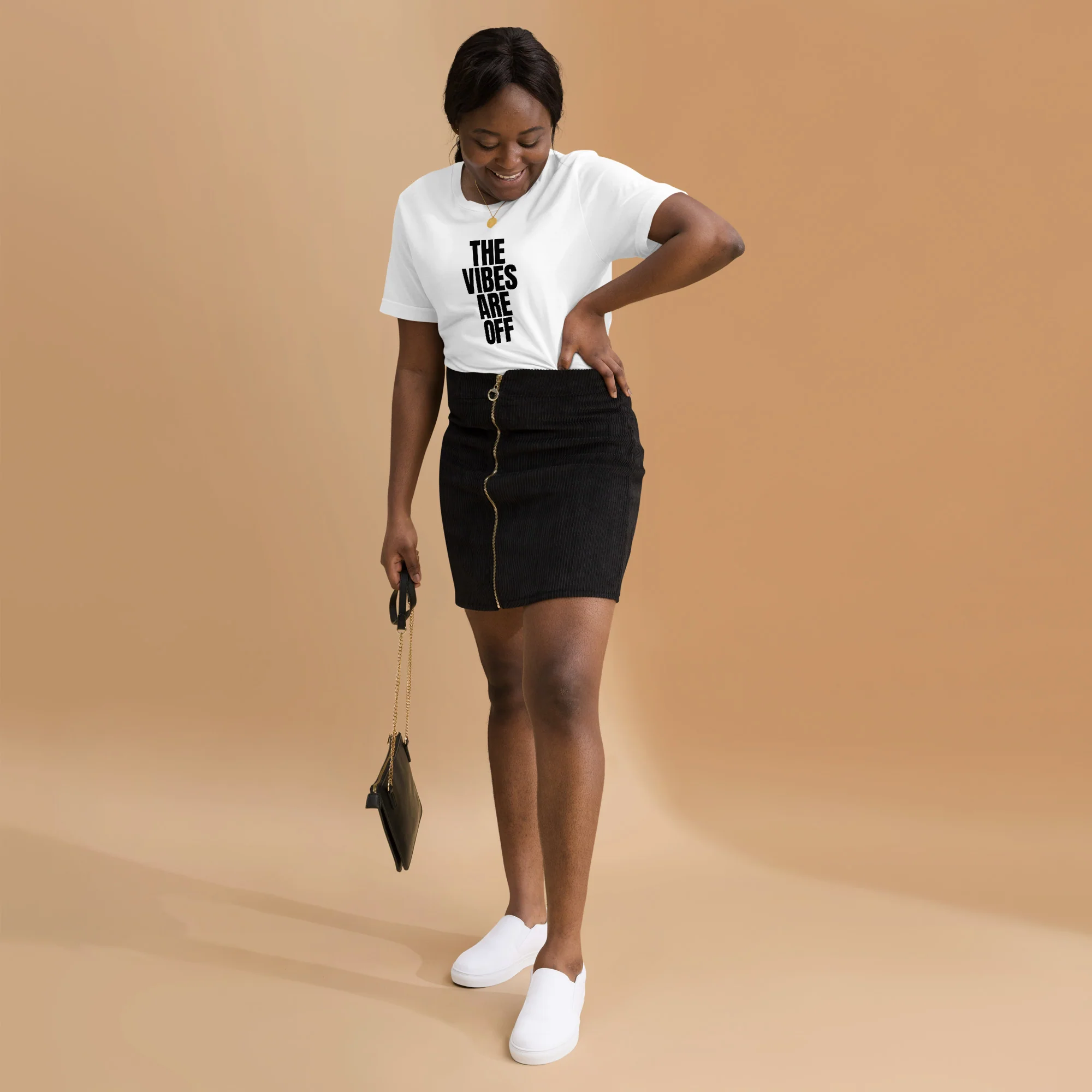 Vibe Check: The Vibes Are Off White T-shirt - Image 4