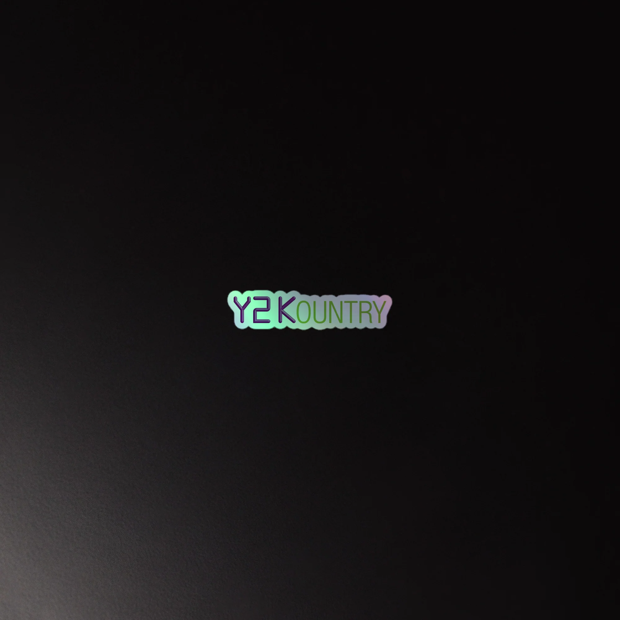 Y2Kountry: Holographic Sticker - Image 4